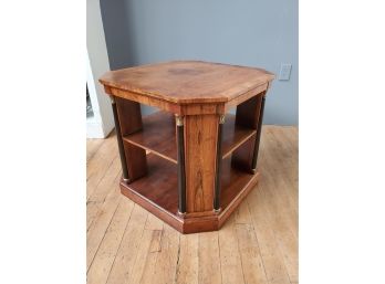 60s Well Made Solid Wood End Table