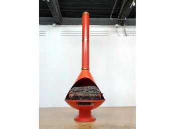 60s Mid Century Electric Fireplace Heater