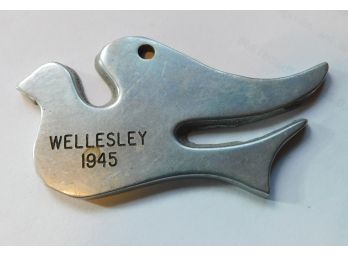 1945 'WELLESLEY'  Pendant Of Bird