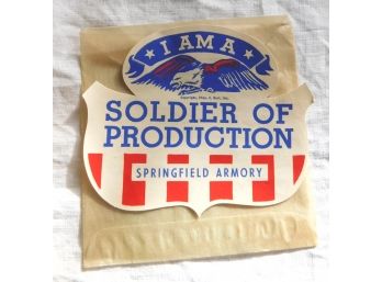 Vintage Springfield Armory Sticker