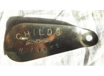 Advertising Shoe Horn 'CHILDS', Holyoke, Mass.
