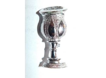 Silver Tone Pin In The Shape Of A ChaliceUrn