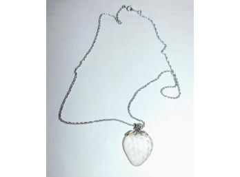 Sterling Necklace With Strawberry Pendant