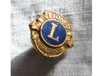 Vintage 'LIONS INTERNATIONAL' Fraternal Pin