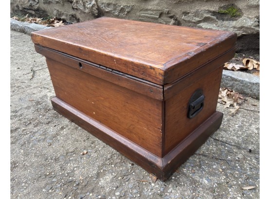 Antique Wooden Traveling Writing Box