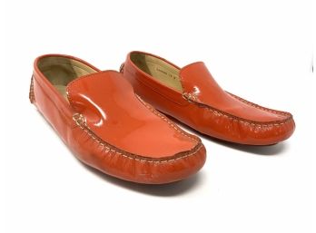 Cole Haan Made In India Orange Loafers, Size 10