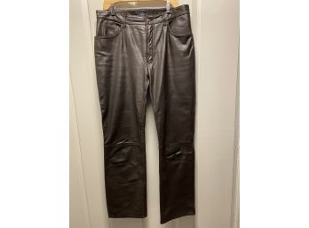 Gap Leather Pants, Size 34R
