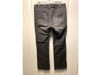 White House Black Market Embellished Jeans 10R