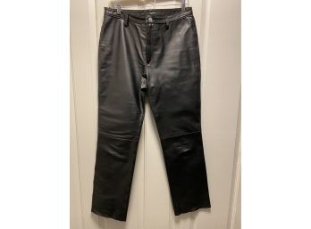 Banana Republic Leather Pants Size 12