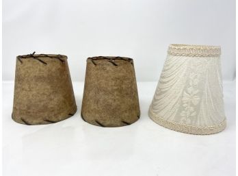 Set Of Three Sconce Lamp Shades