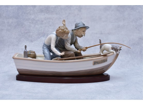 Lladro 'Fishing With Gramps' Figurine No 5215