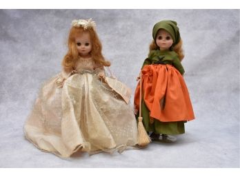 Pair Of Cinderella Madam Alexander Dolls