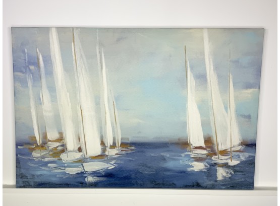 Sail Boats Print On Canvas