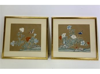Elegant Gold Framed Asian Prints