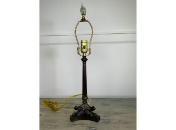 Small Table Lamp With Elephant Finial