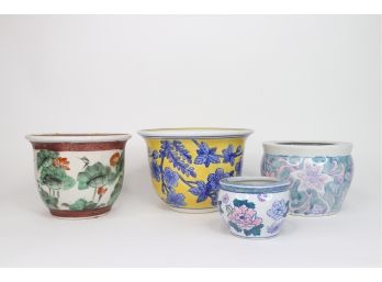 Four Asian Pots