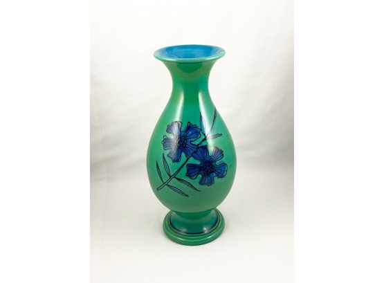 Gorgeous Large Mid Century Italian Bitossi Ceramic Vase For Rosenthal Netter