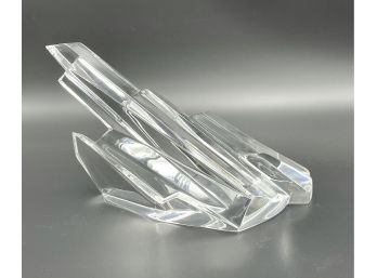 Vintage 1988 Franklin Mint Glass Iceberg Sculpture