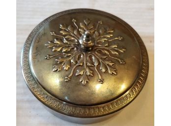 Vintage R. DeBladis Paris Lidded Humidor Silver Plate SD 7. Can Also Serve As A Candy Or Jewelry Container