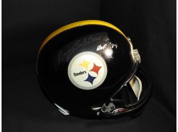 Signed HOFer Pittsburgh Steelers Terry Bradshaw Full Size Helmet