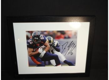 Signed Framed Denver Broncos Jeff Heuerman Football Photo