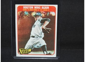 1965 Topps NY Yankees  Jim Bouton Baseball Card