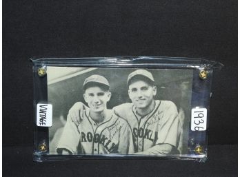 1936 National Chicle Brooklyn Dodgers Card # B313 Bucher & Babic