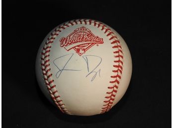 Signed Jermaine Dye World Series Baseball With COA