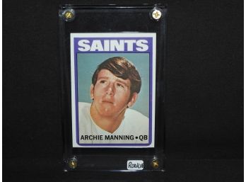 1972 Topps Archie Manning Rookie Football Card