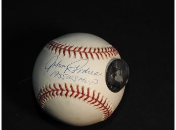 Signed 1955 World Series MVP Johnny Podres Baseball