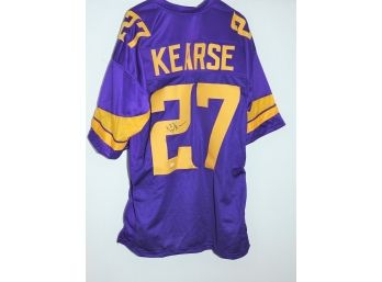 Signed Minnesota Vikings Jaron Kearse Football Jersey With COA