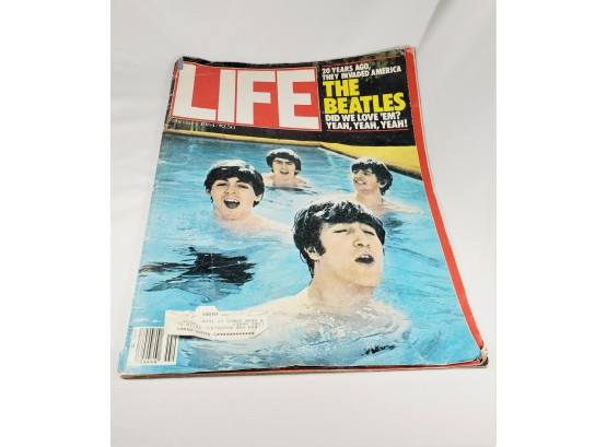 Old LIFE Magazine 1964 Beatles Cover