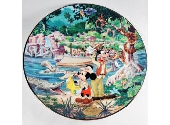 Disney 40th Anniversary Plate 'Jungle Cruise' With Cert.