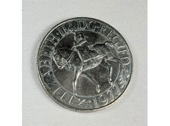 Big 1977 British Crown Coin