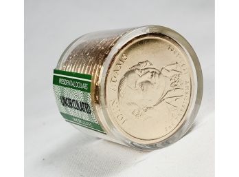 Sealed Roll Of 12 $1 Presidential Coins John Adams