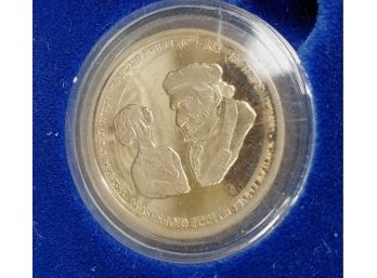 !4k Pure Gold Moses Montefiore Israeli  Coin  (7 Grams)