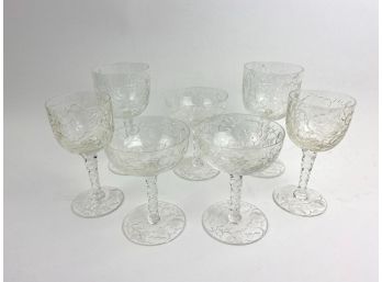 Vintage Embossed Glassware