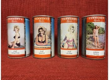 Tennents Pin-up Girl Beer Cans Lot #1