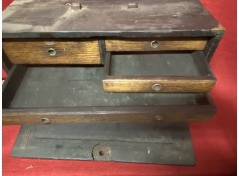 Wooden 5 Drawer Machinist Toolbox