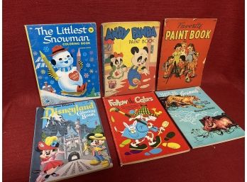 Vintage Childrens Coloring Books