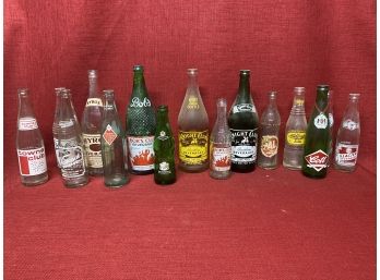 Vintage Soda Bottle Collection Lot #1