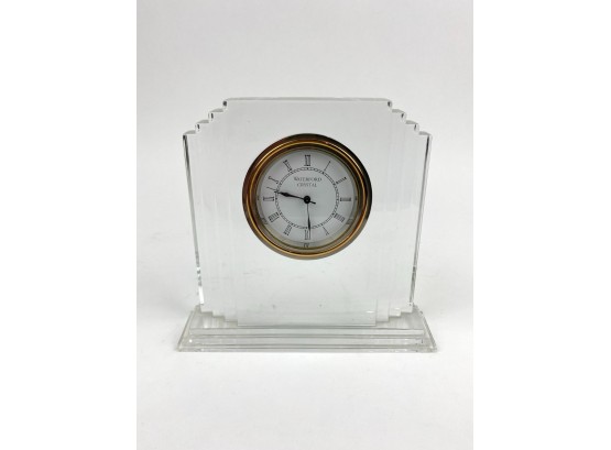 Art Deco Style Waterford Crystal Clock