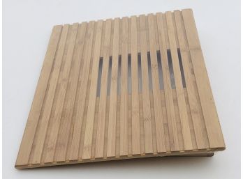 Lot Of Two Vented Bamboo Lipper Laptop Trays