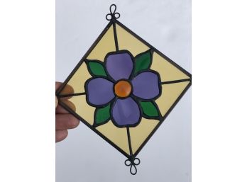 Stained Glass Flower - Handmade Beautiful Colors