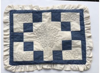 Two Country Quilted Pillow Shams - Rustic And Lovely