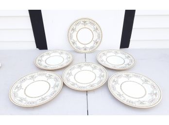 Set Of 6 Cambridge England Milton Company Plates
