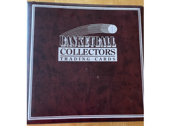 Sports Collector Trading Card Album - Loaded With Basketball And Football Cards