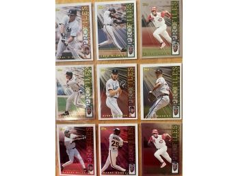 9 Individual Profile Baseball Cards