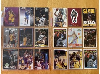 Shaquille 'Shaq' O'Neill Lakers Trading Cards - Total 18 Cards