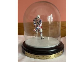 Upper Deck 'Tributes' Collectible Wayne Gretzky Authentic Hand Painted Figurine.